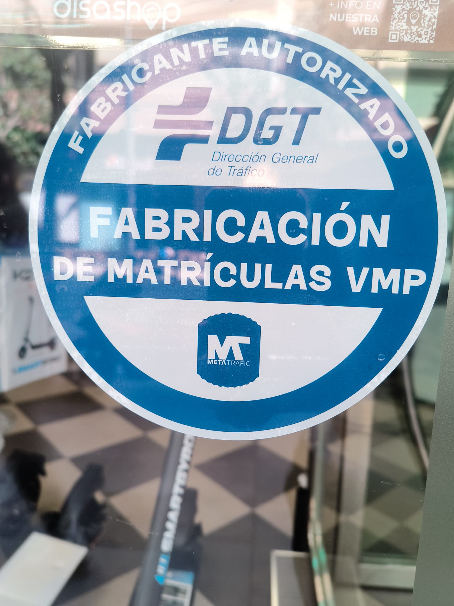 Centro autorizado impresión matrículas VMP