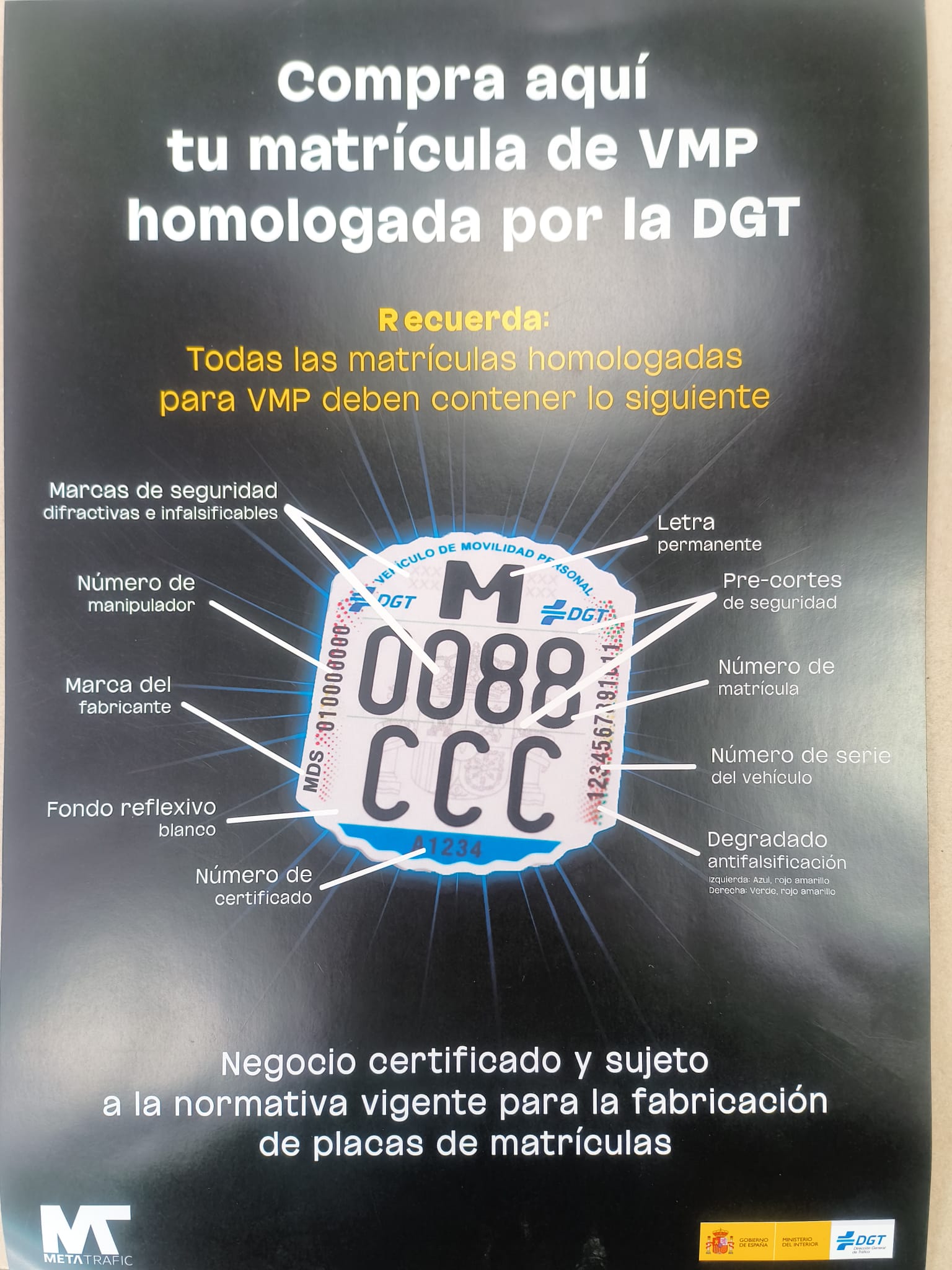 Consigue tu matrícula VMP por 15 euros